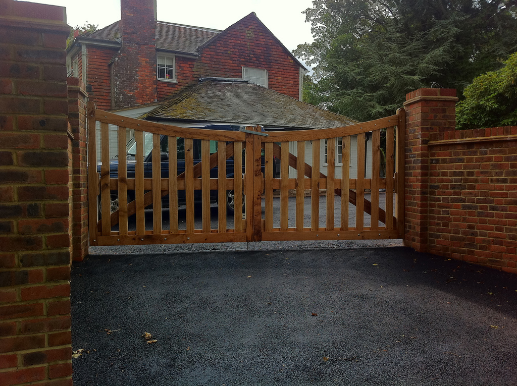 Oak Gun Stock Gates